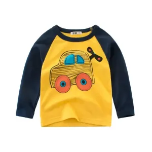 Toddler Boys Cartoon Tee-Wind Up truck