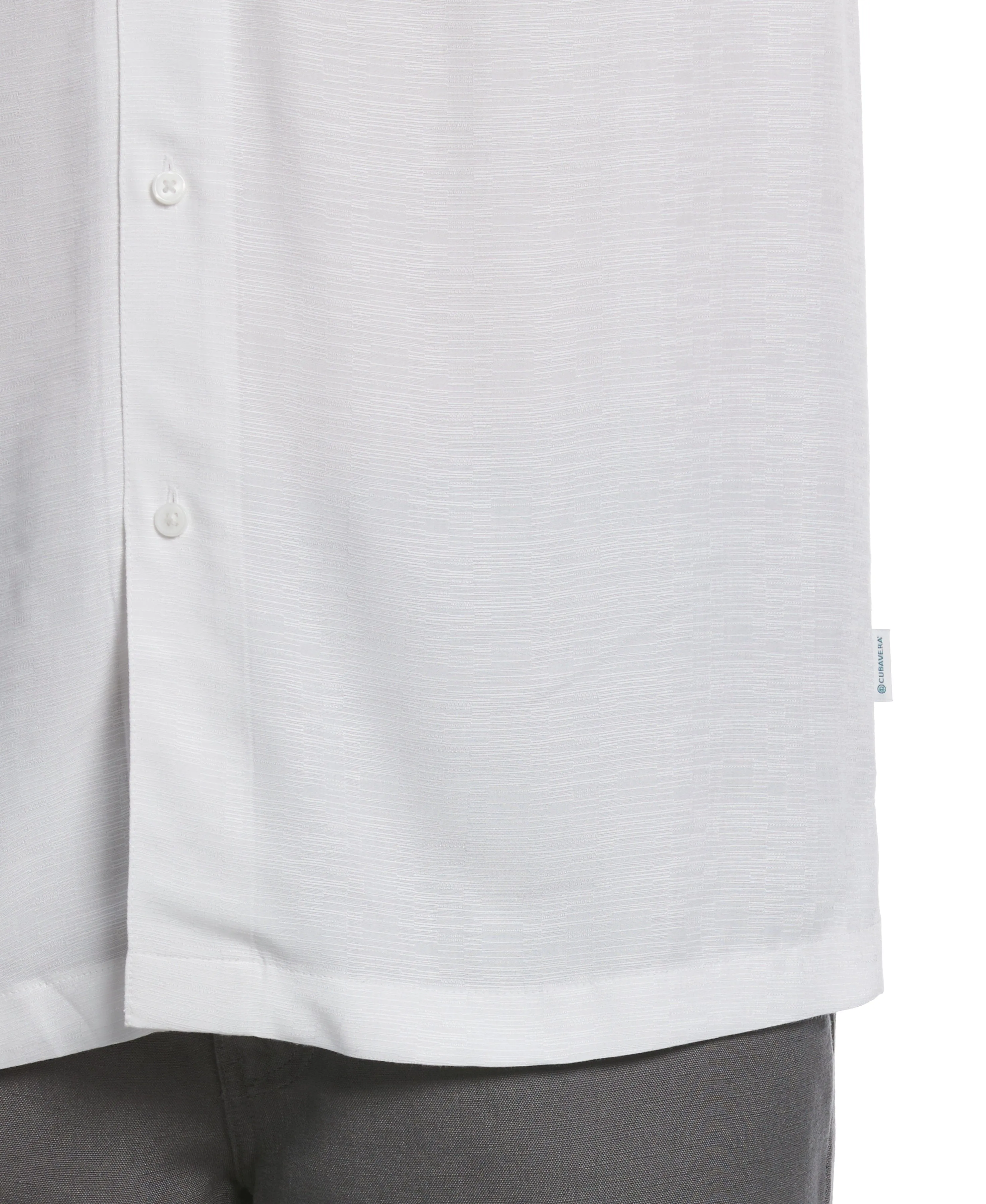 Tropical Chest Print Camp Collar Shirt