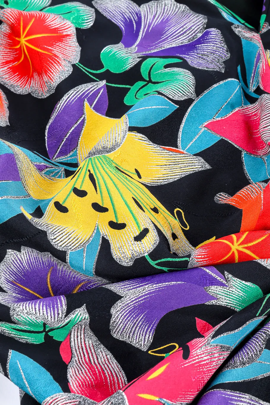 Tropical Drape Dress