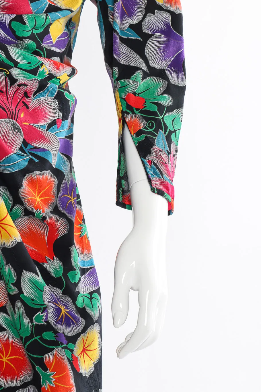 Tropical Drape Dress