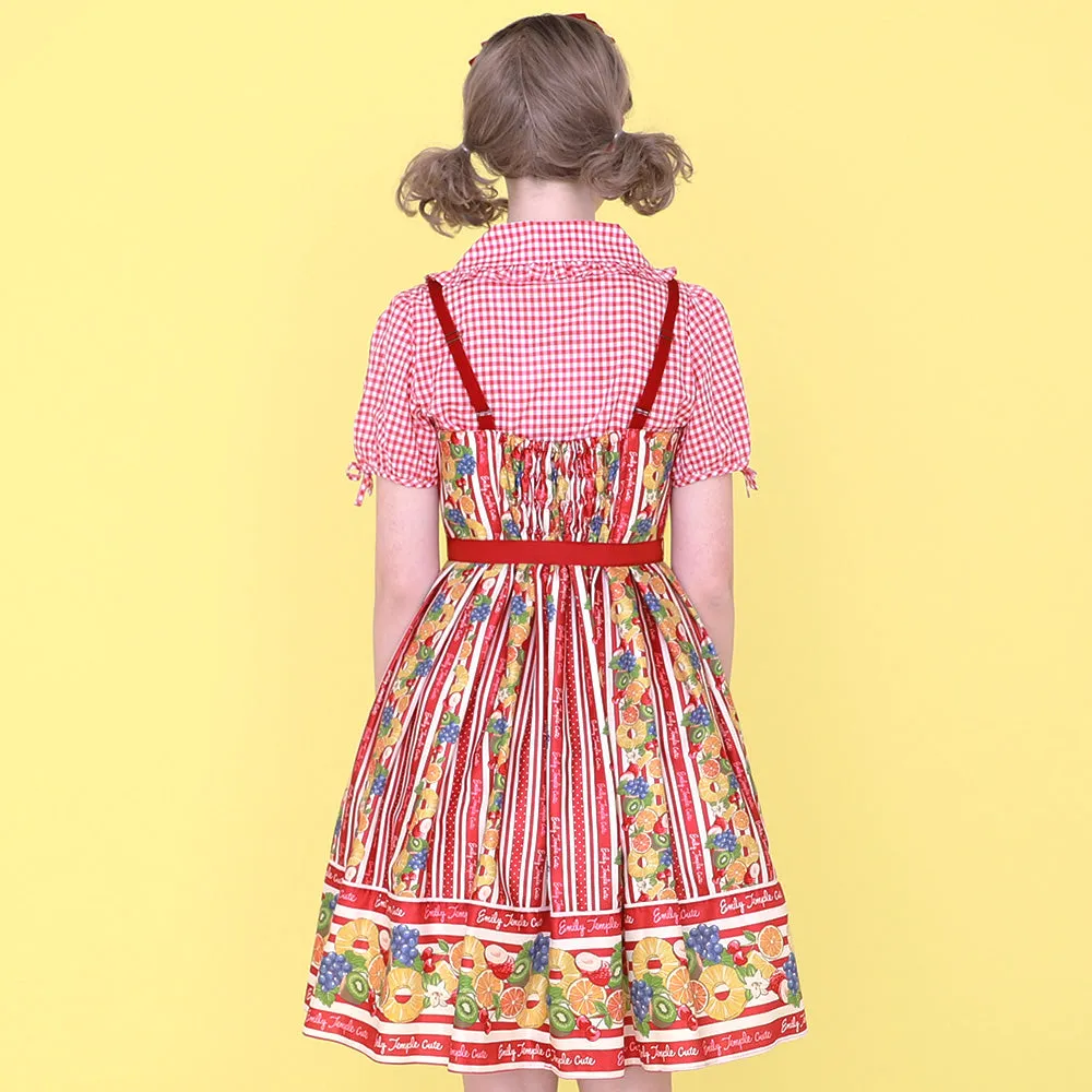 Tropical Fruits Camisole Dress