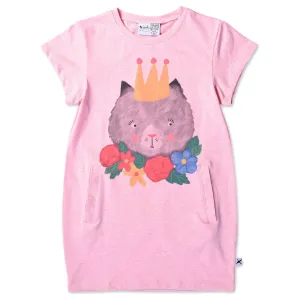 Tropical Kitty Dress - Strawberry Marle