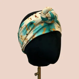 Turquoise Cow Hide Wrap Headband