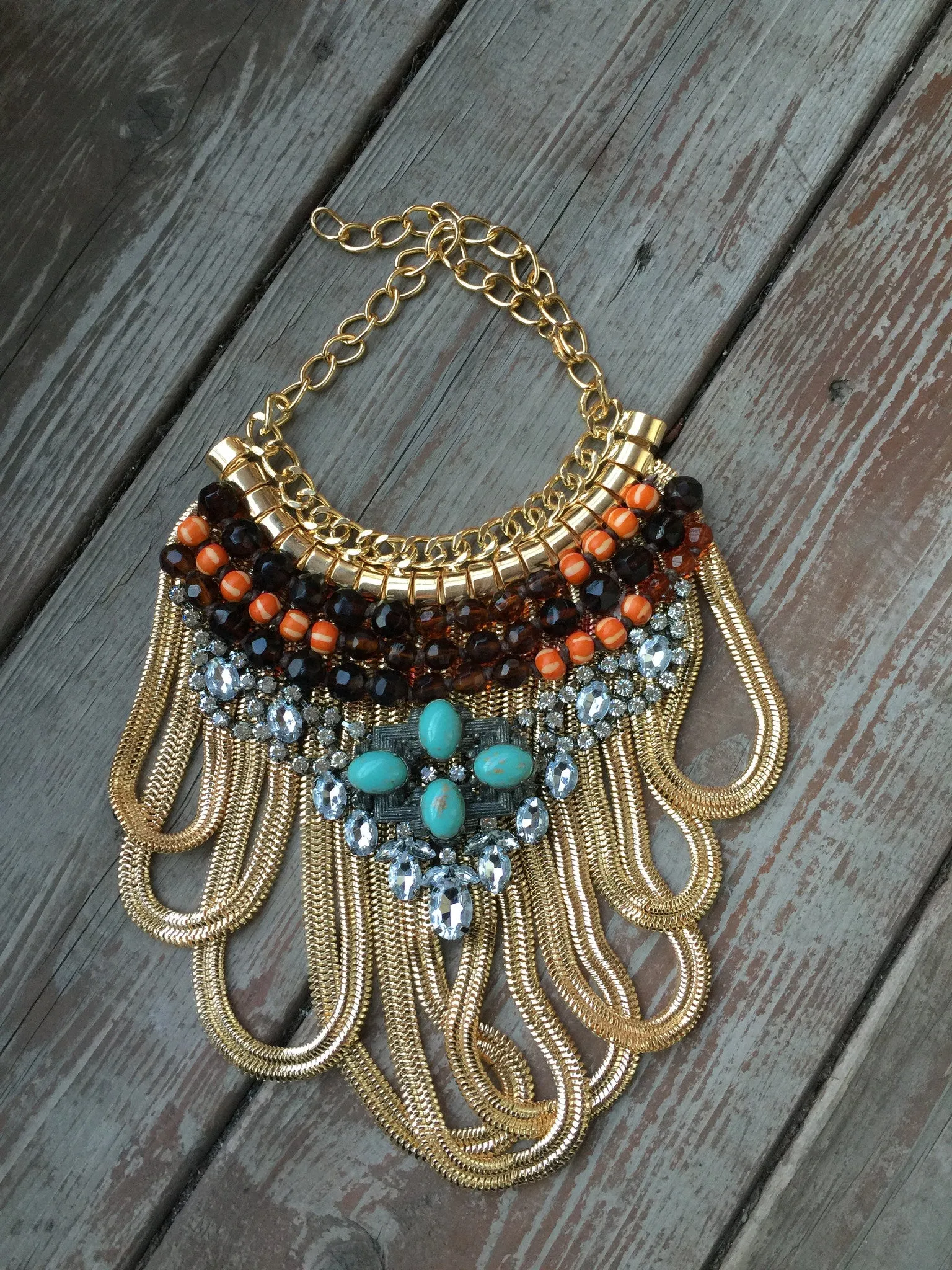 Turquoise Tribal Cascade