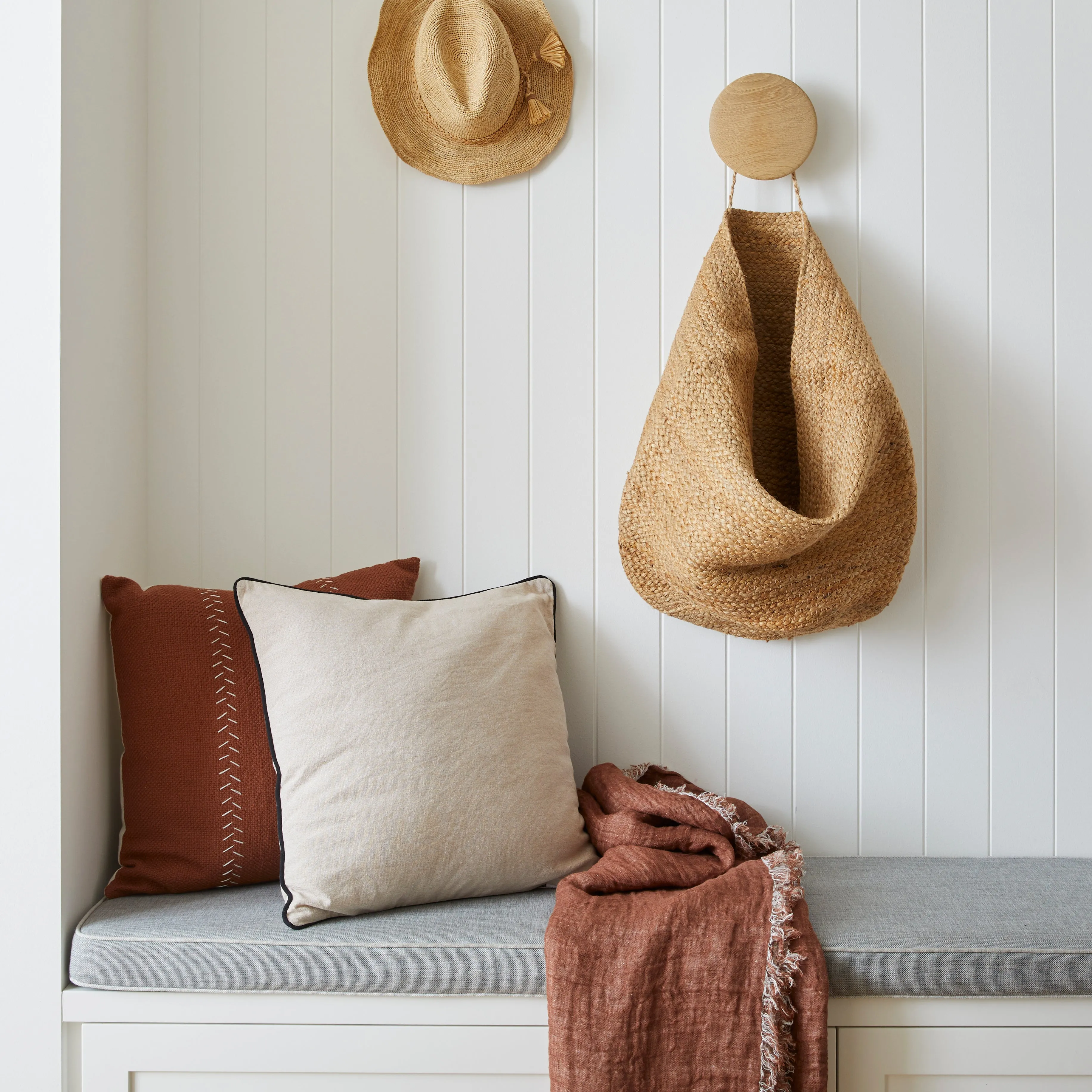 Urban Oasis Anja Square Cushion Russet