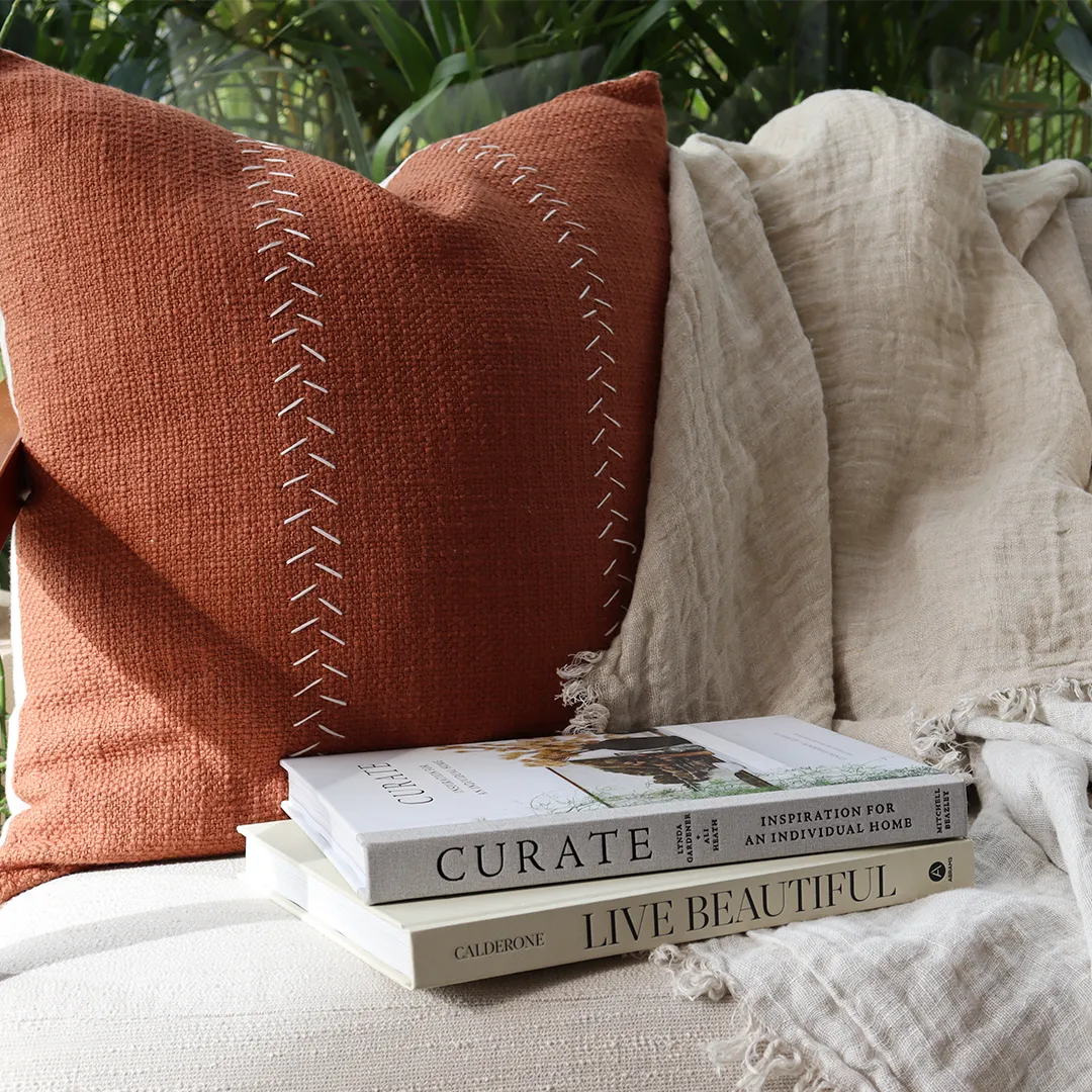 Urban Oasis Anja Square Cushion Russet