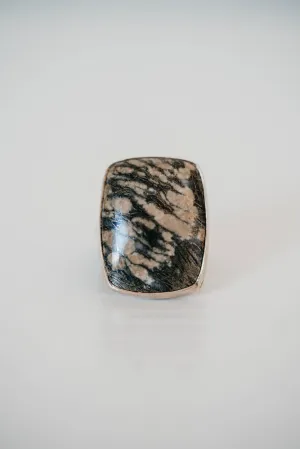 Vernon Ring | #2 | Feather Pyrite- FINAL SALE