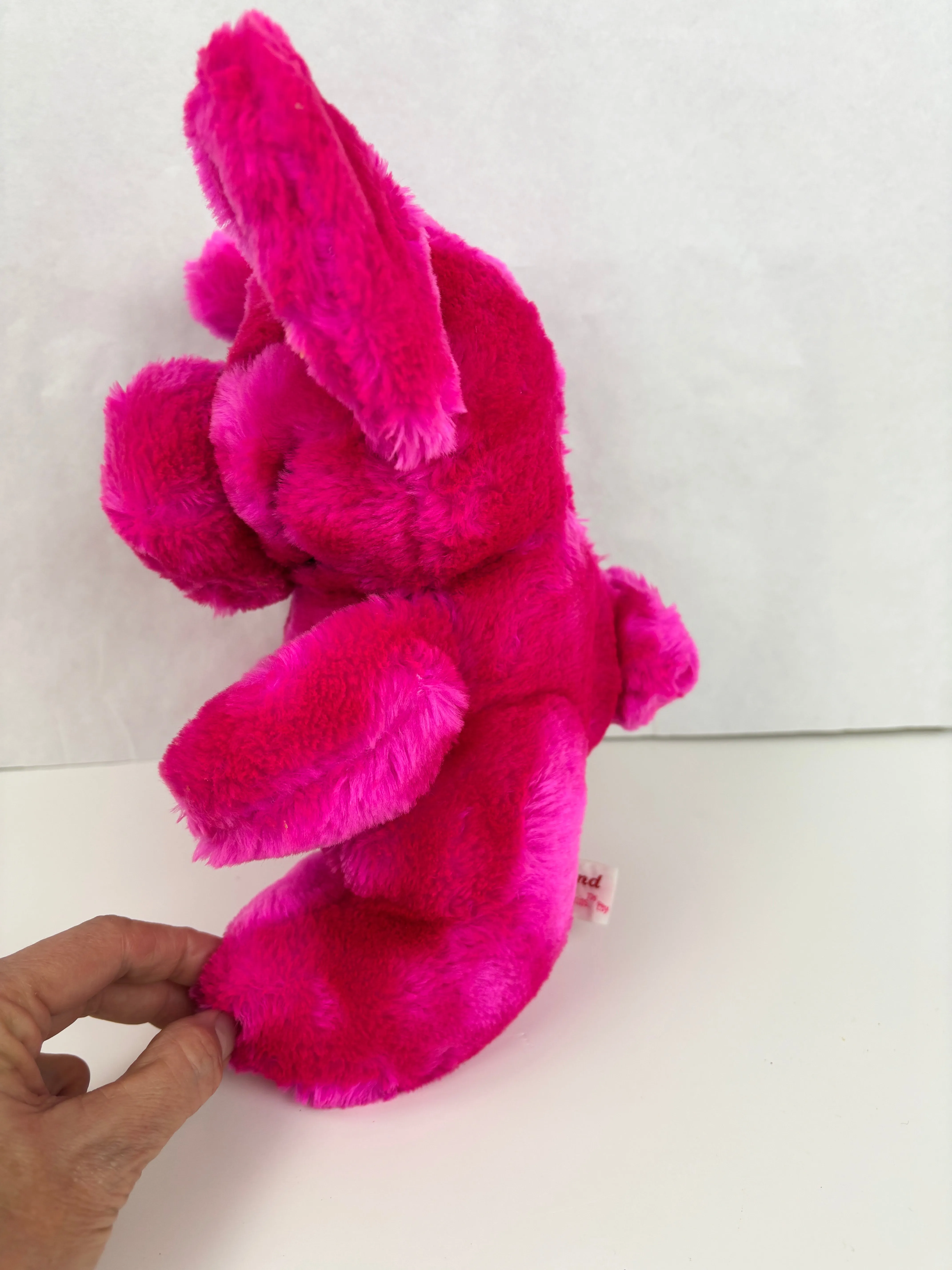 Vintage Kodak Kolorkins Plush Rewind 1989 Stuffed Animal Pink 8" Used W/ Tag