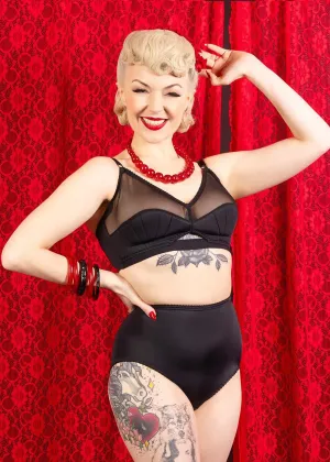 What Katie Did Liz High Waist Knickers Black