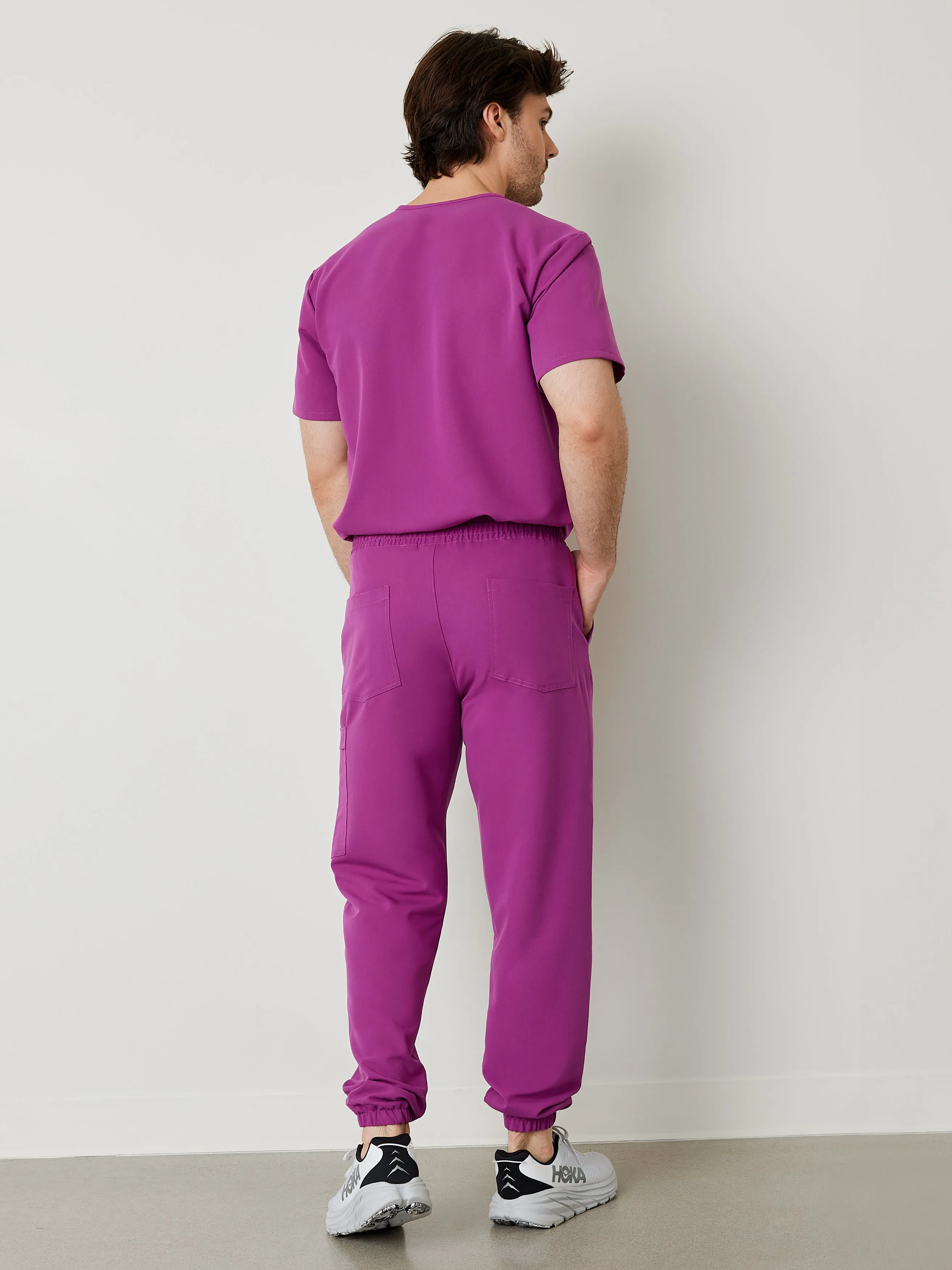 WILLIAM RE-GARDE™ - POURPRE - Men's Jogger Pants - SILVADUR™ - FINAL SALE||WILLIAM RE-GARDE™ - POURPRE - Pantalon Jogger - SILVADUR™ - VENTE FINALE