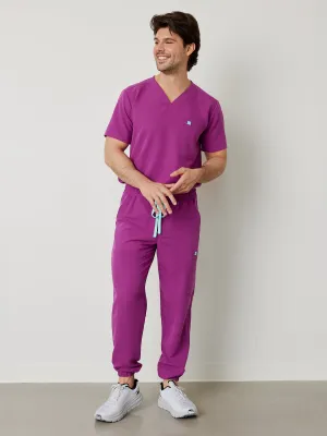 WILLIAM RE-GARDE™ - POURPRE - Men's Jogger Pants - SILVADUR™ - FINAL SALE||WILLIAM RE-GARDE™ - POURPRE - Pantalon Jogger - SILVADUR™ - VENTE FINALE