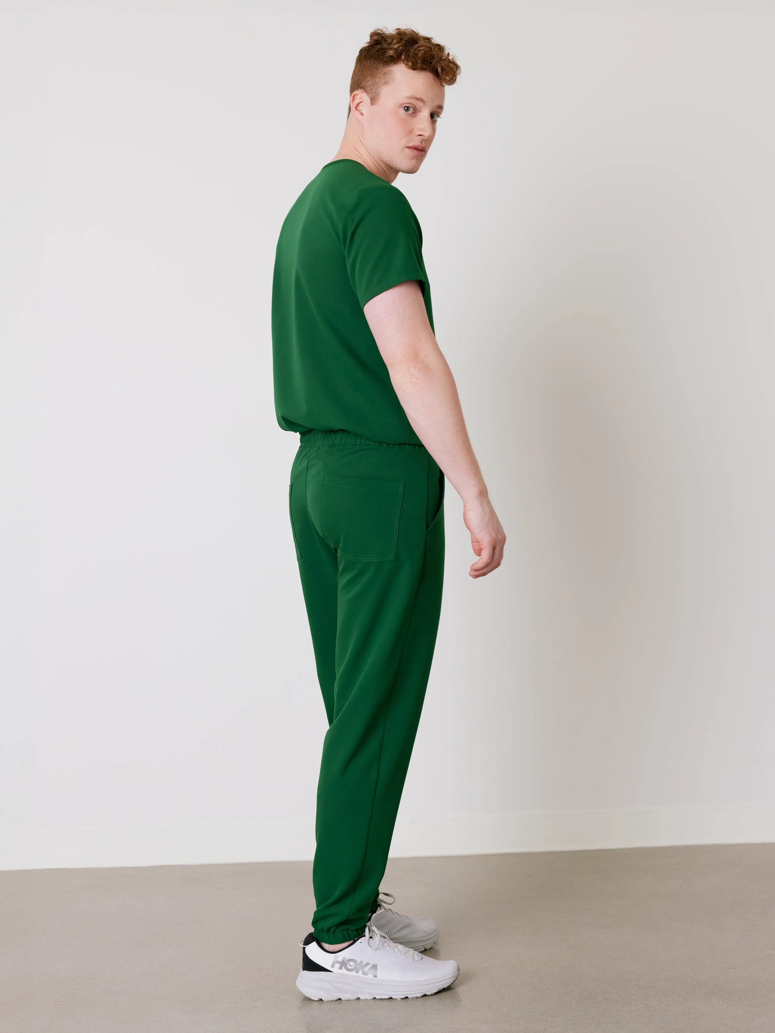 WILLIAM RE-GARDE™ - VERT EDEN - Men's Jogger Pants - SILVADUR™||WILLIAM RE-GARDE™ - VERT EDEN - Pantalon Jogger - SILVADUR™