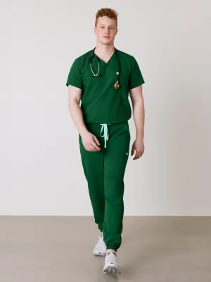 WILLIAM RE-GARDE™ - VERT EDEN - Men's Jogger Pants - SILVADUR™||WILLIAM RE-GARDE™ - VERT EDEN - Pantalon Jogger - SILVADUR™