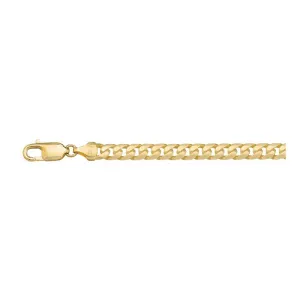 Yellow Gold (5.5mm) Solid Cuban Link Chain (20" - 26")