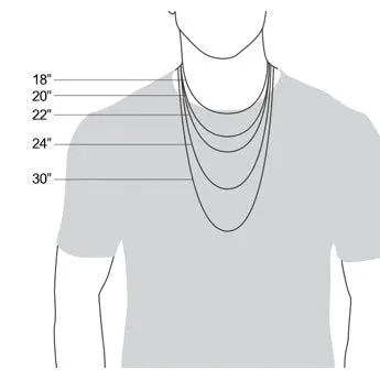 Yellow Gold (5.5mm) Solid Cuban Link Chain (20" - 26")