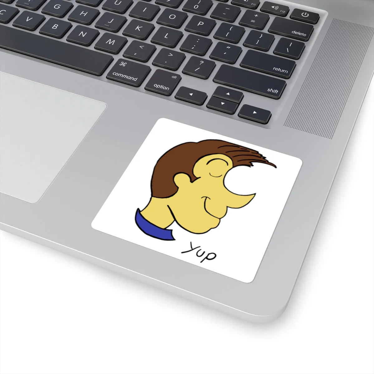 Yup Square Stickers