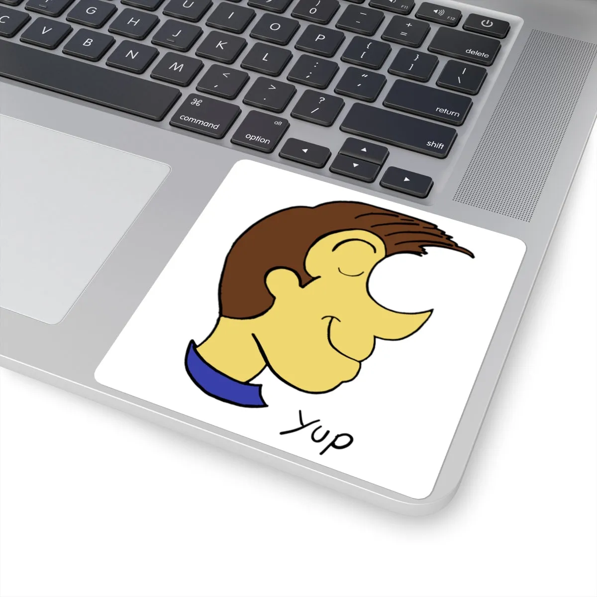 Yup Square Stickers