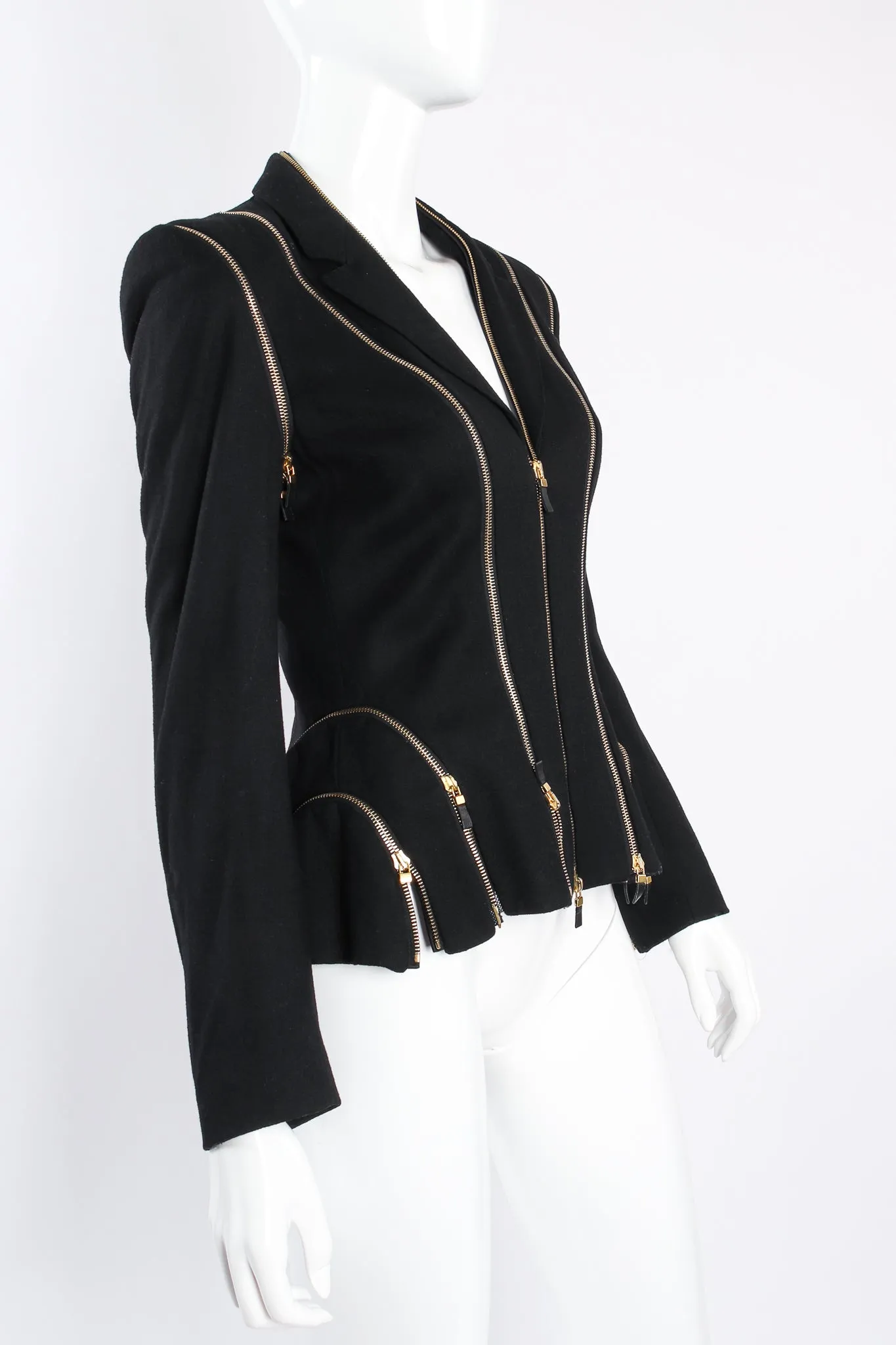 Zipper Bustle Jacket