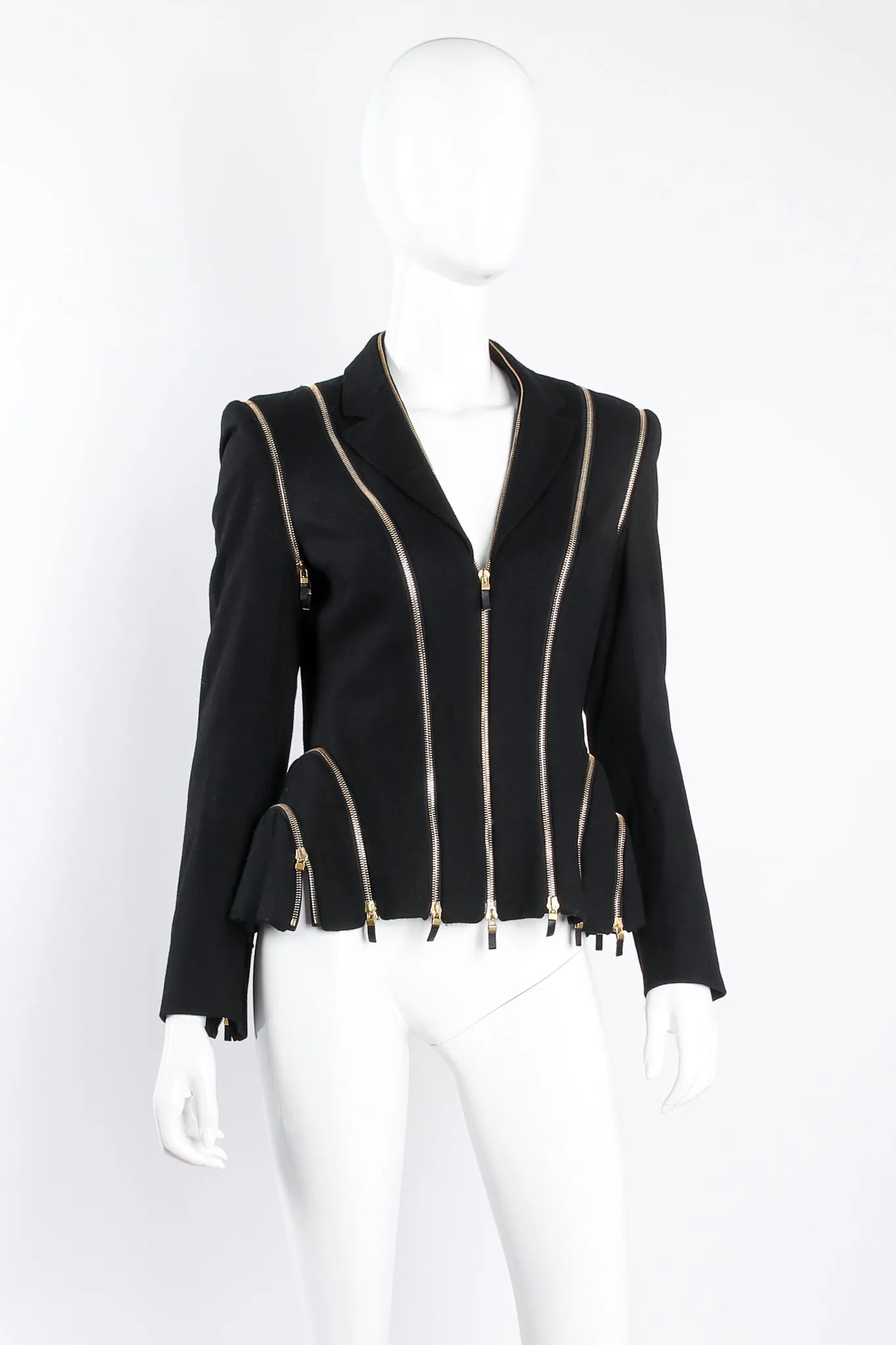Zipper Bustle Jacket
