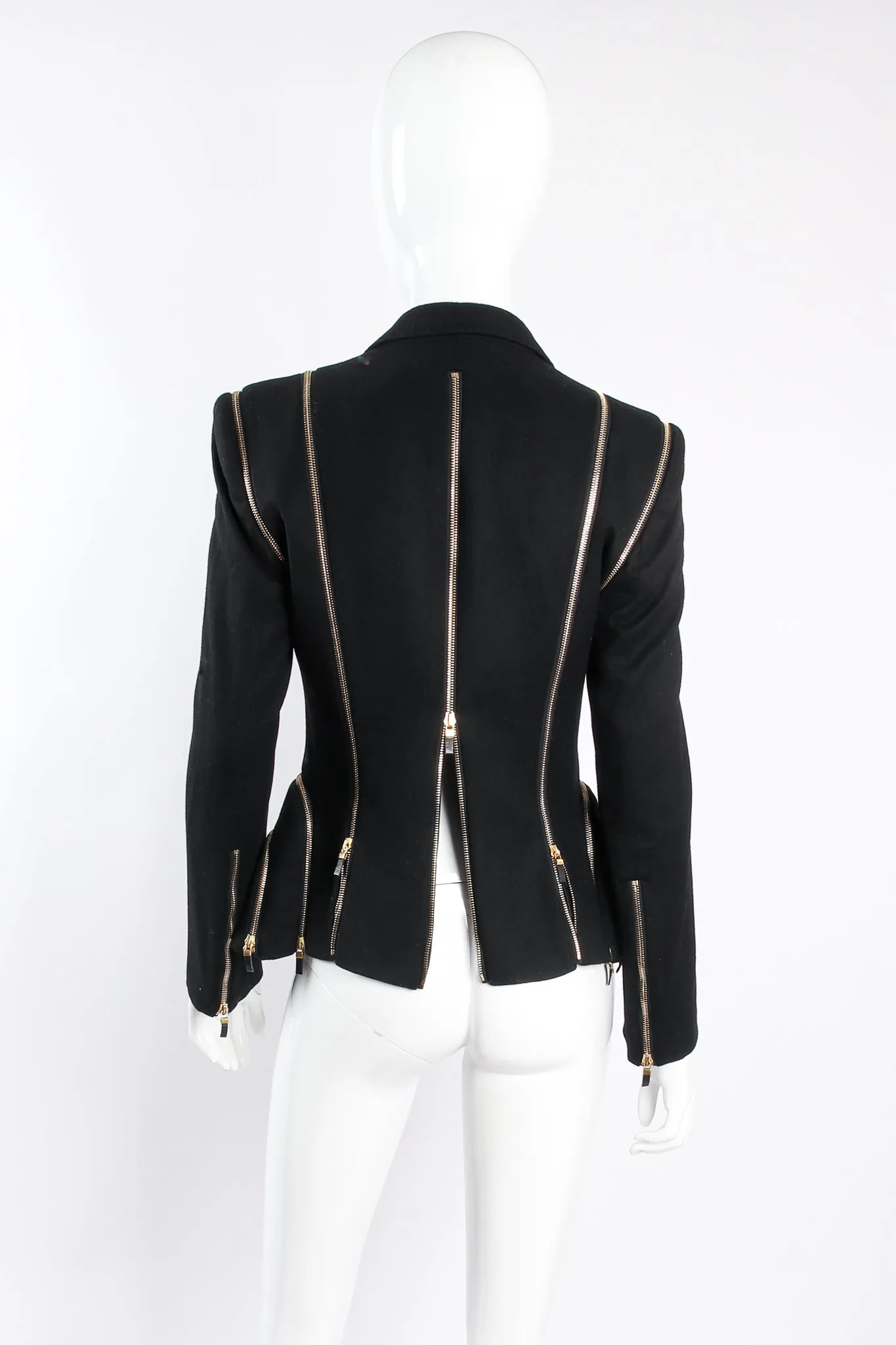 Zipper Bustle Jacket