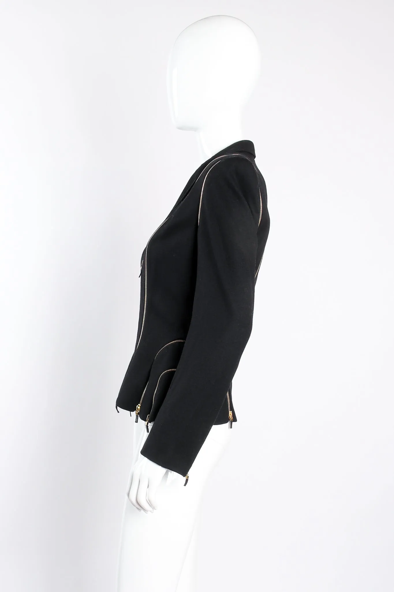 Zipper Bustle Jacket