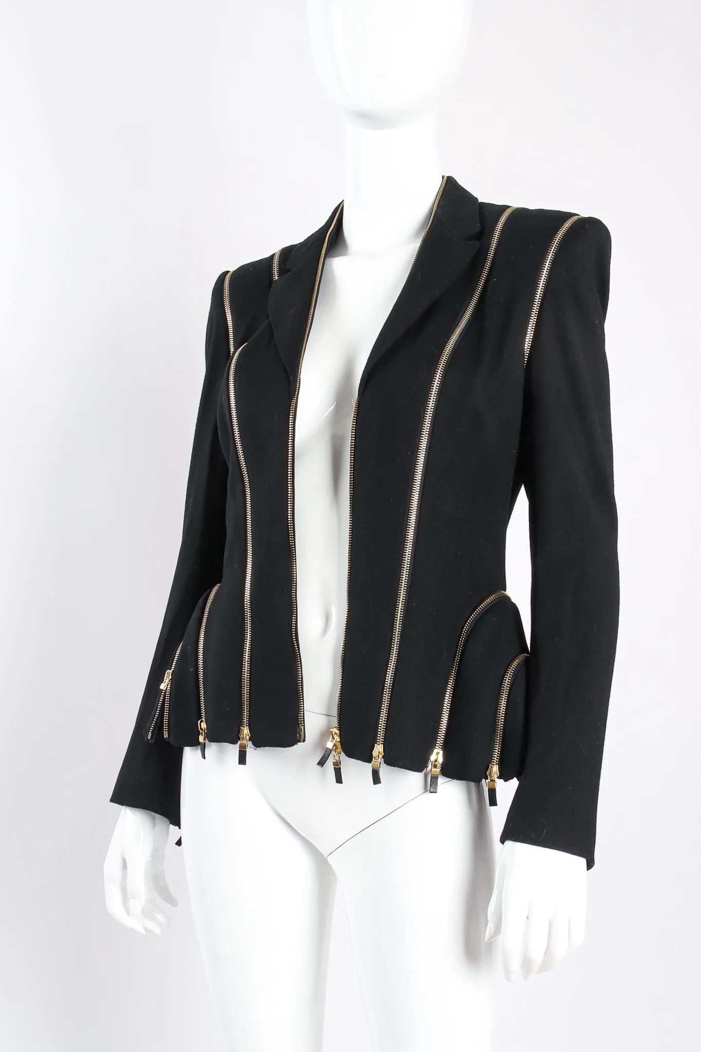 Zipper Bustle Jacket