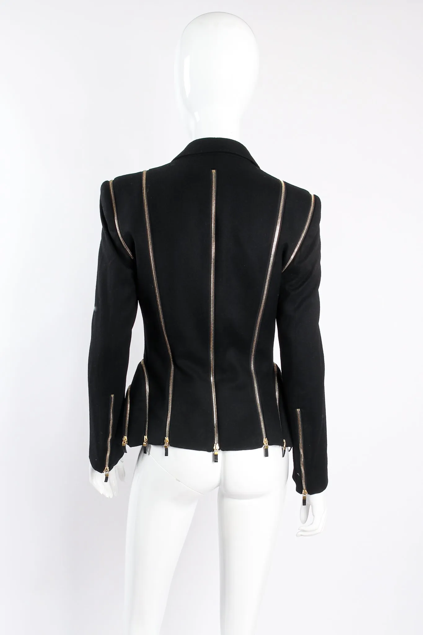 Zipper Bustle Jacket